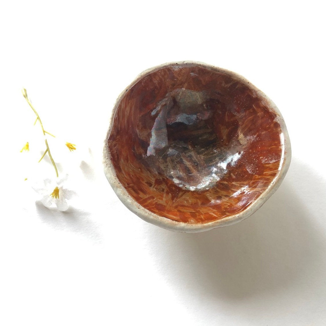 Small Lustre Brown Bowl - Ceramic